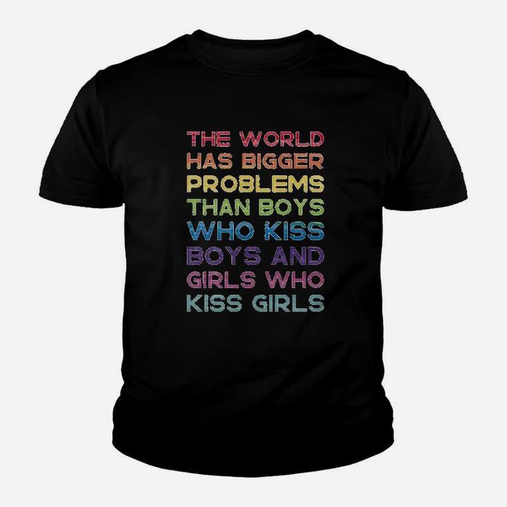 The World Has Bigger Problems Pride Ringe Kid T-Shirt