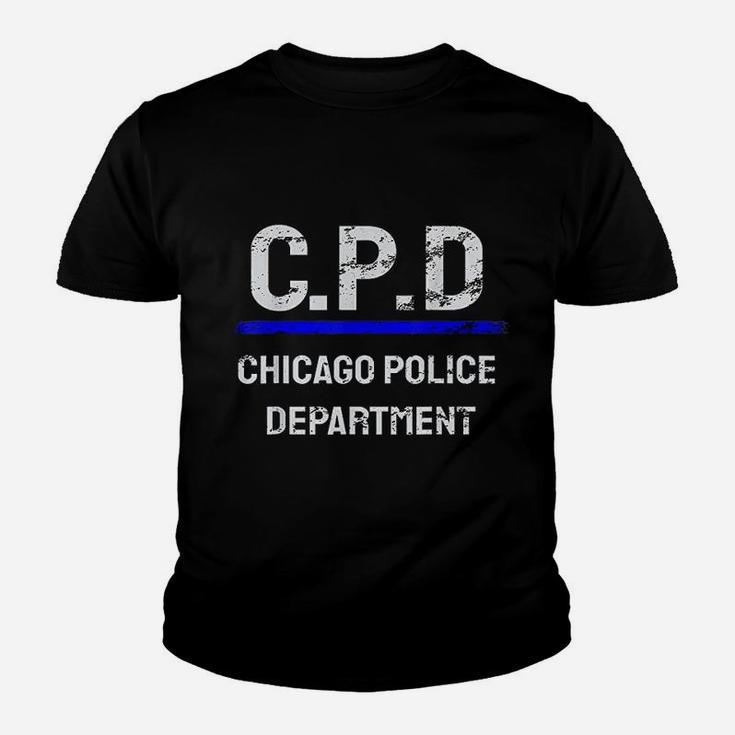 Thin Blue Line Cpd Chicago Police Department Youth T-shirt