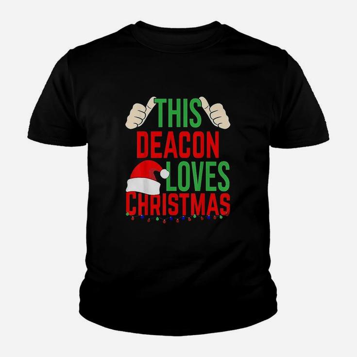 This Deacon Loves Christmas Gift Kid T-Shirt