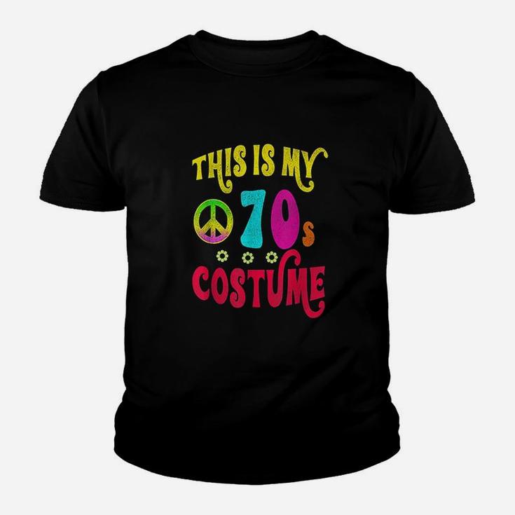 This Is My 70s Costume Groovy Peace Halloween Kid T-Shirt