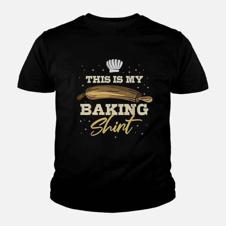 This Is My Baking Bake Hobby Baker Gift Funny Baking Kid T-Shirt