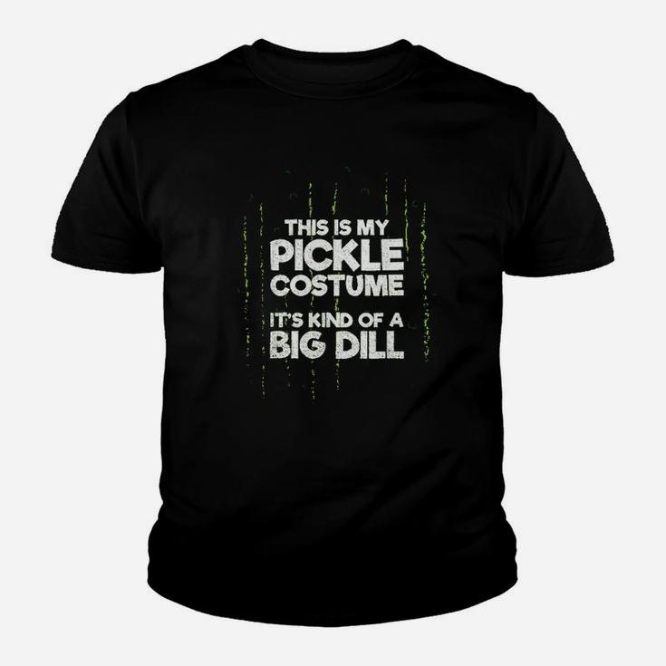 This Is My Pickle Costume Dill Halloween Food Lazy Costume Kid T-Shirt