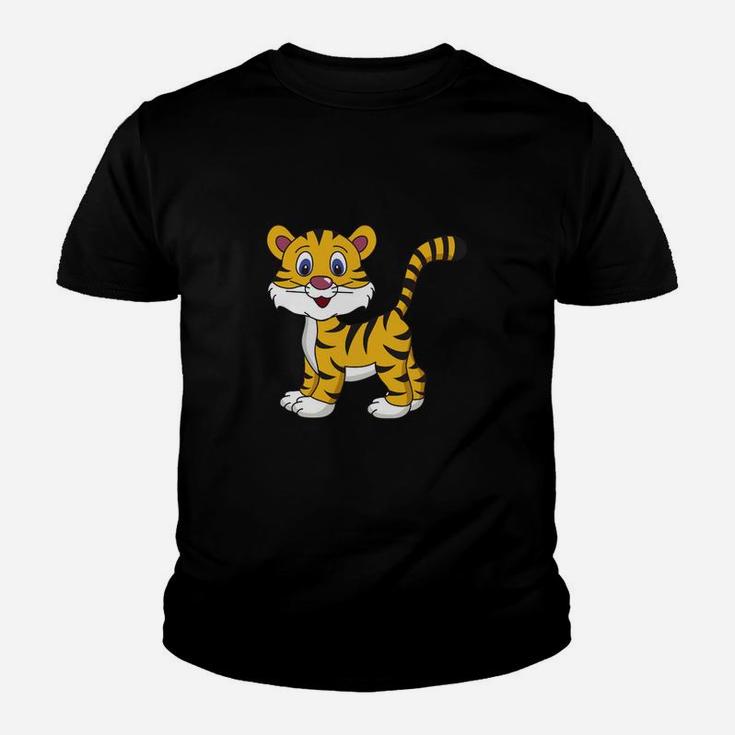 Tiger Tiere Wildnis Natur Kinder T-Shirt