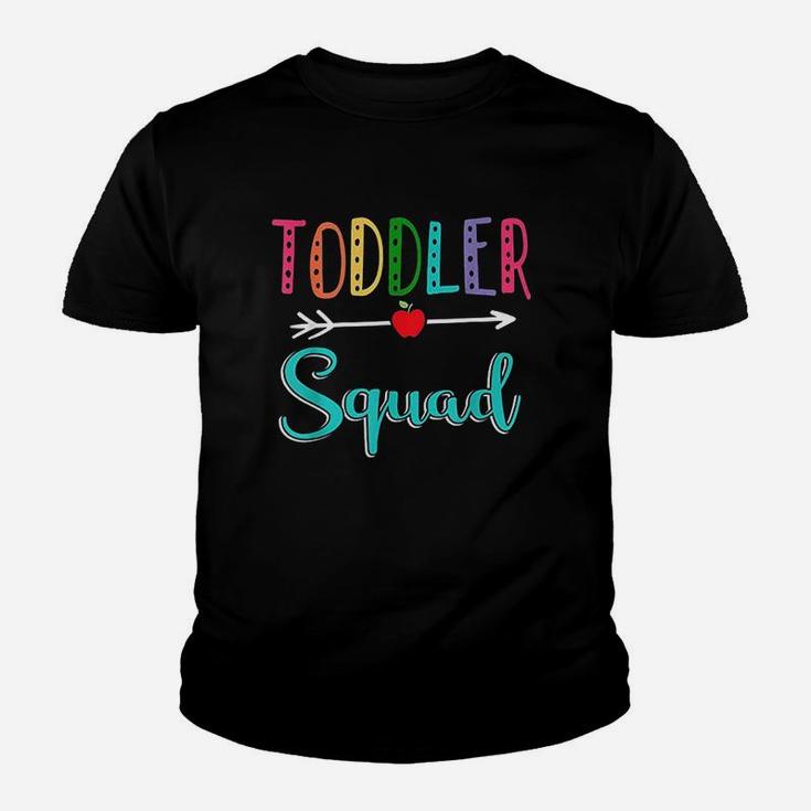 Toddler Squad Teacher Back To School Kid T-Shirt