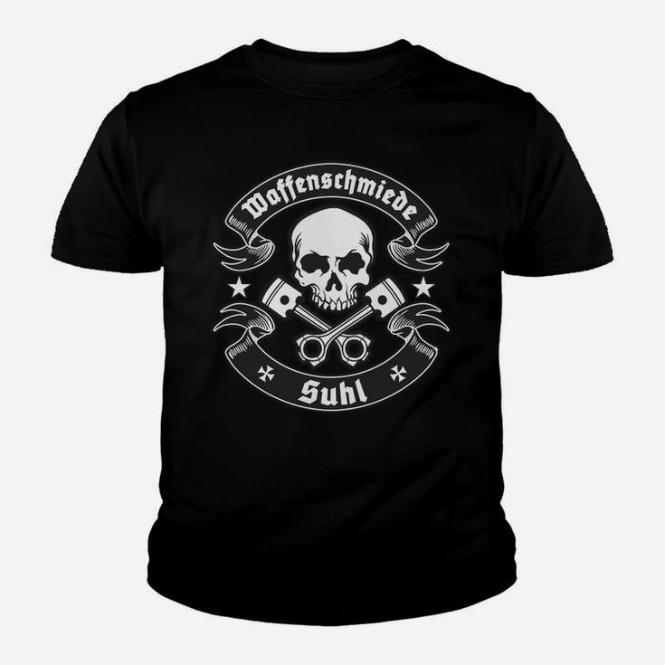 Totenkopf und Werkzeug Herren Kinder Tshirt – Design Dorfschmiede Suhl