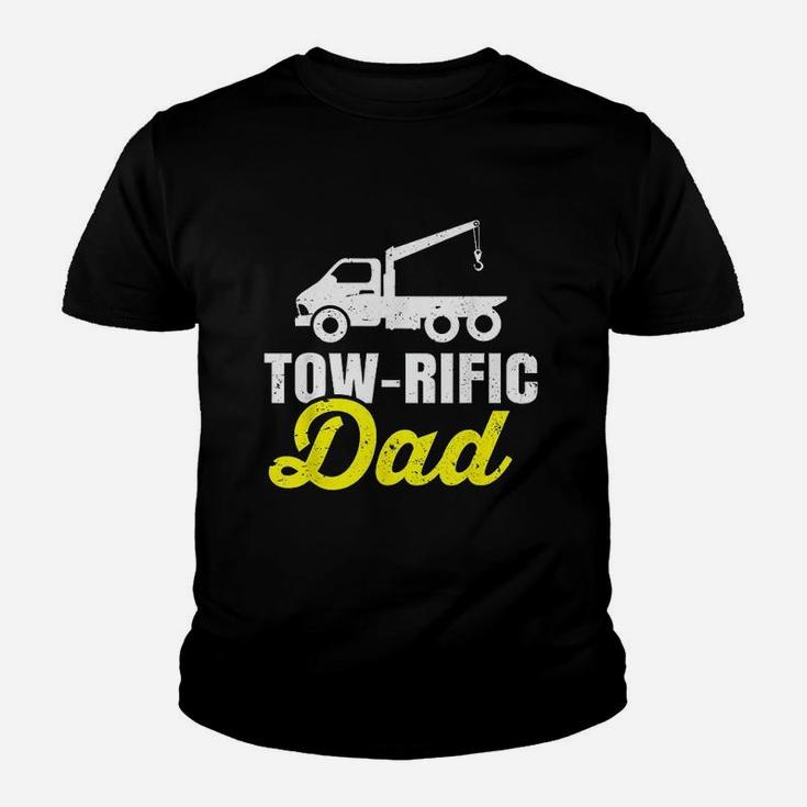 Tow Truck Driver Dad Father Towing Car Pickup Wrecker Gift Kid T-Shirt
