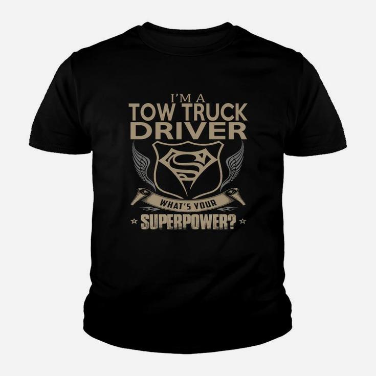 Tow Truck Driver Kid T-Shirt