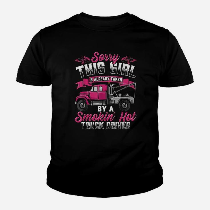 Tow Truck Driver Wife Girlfriend Tow Trucker Kid T-Shirt