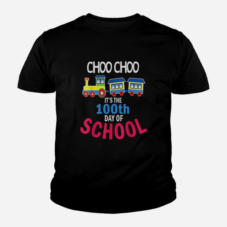 Train 100 Days Of Kindergarten School Student Teacher Kid T-Shirt