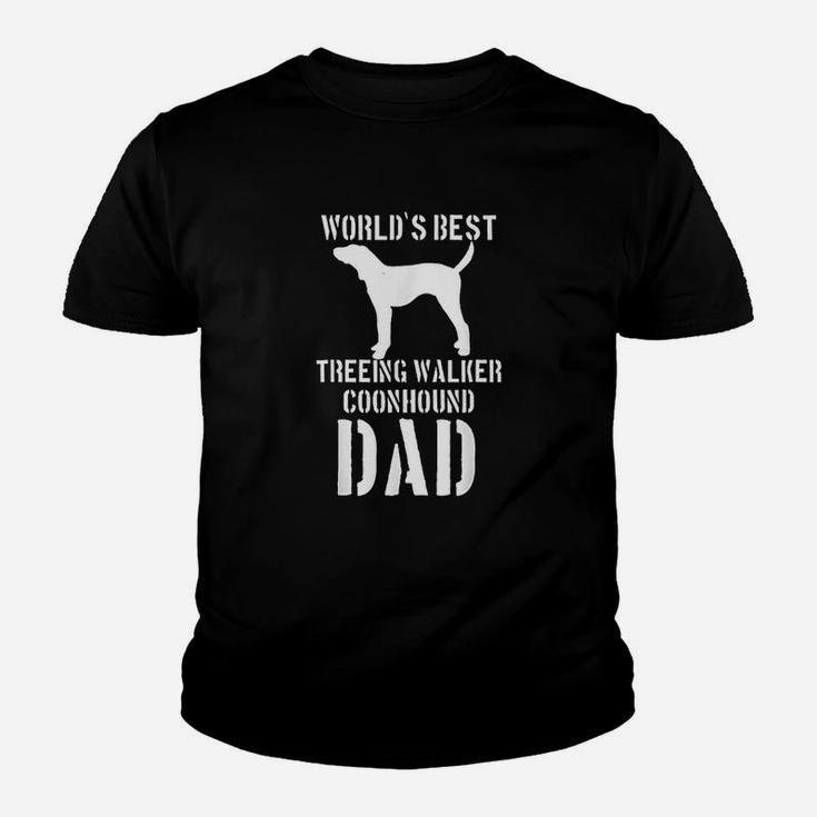 Treeing Walker Coonhound Dad Dog Walking Outfit Kid T-Shirt