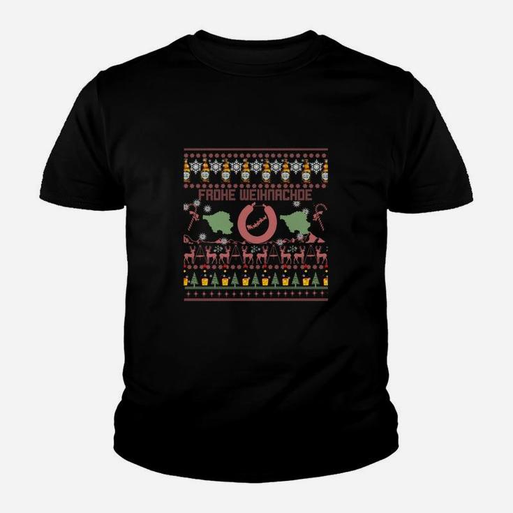 Ugly Christmas Sweater Saarland Kinder T-Shirt