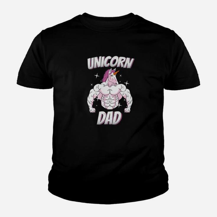 Unicorn Dad Gym Unicorn Daddy Shirt Gift For Men Kid T-Shirt
