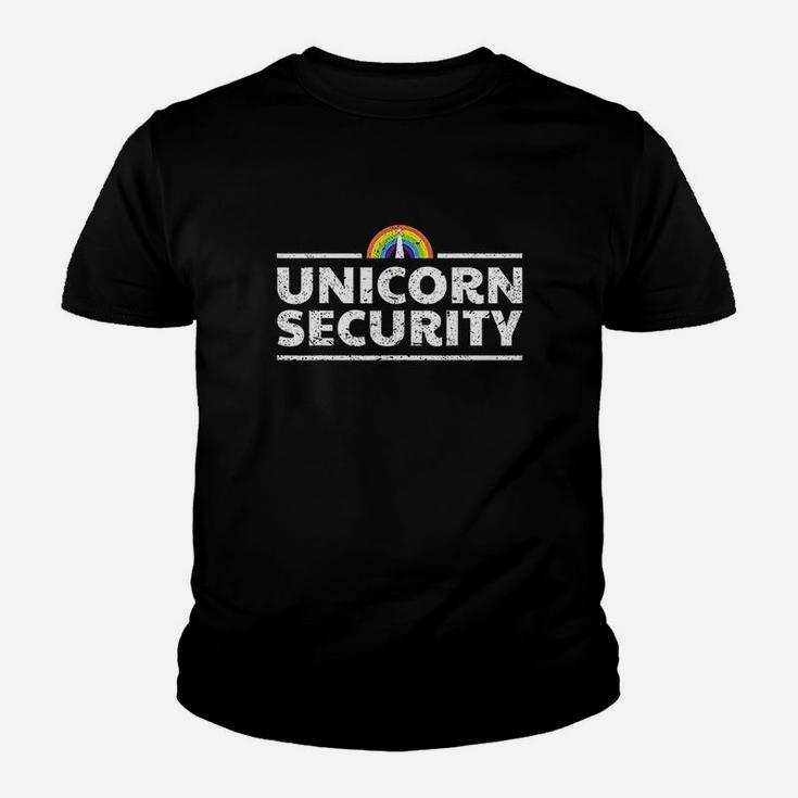 Unicorn Security Funny Cute Police Halloween Costume Kid T-Shirt