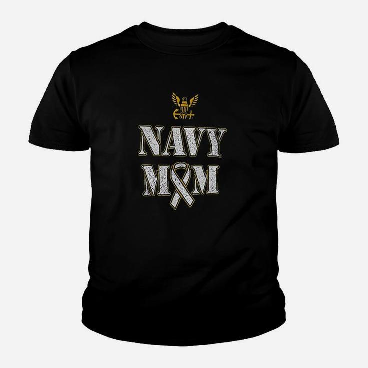 United States Navy Proud Mom Happy Mothers Day Kid T-Shirt