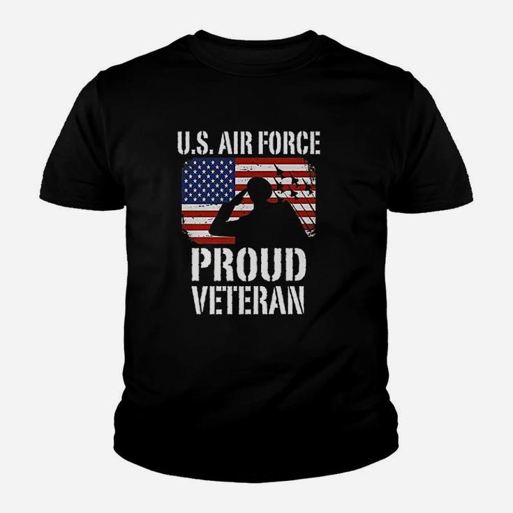 Us Air Force Proud Veteran Usaf Kid T-Shirt