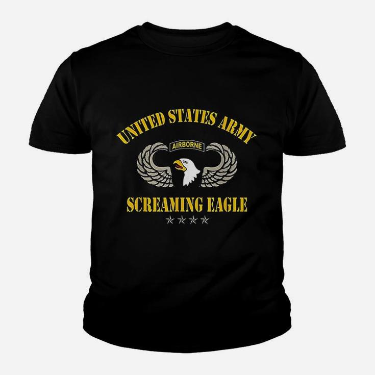 Us Army 101st Airborne Screaming Eagle Veterans Dayt Kid T-Shirt
