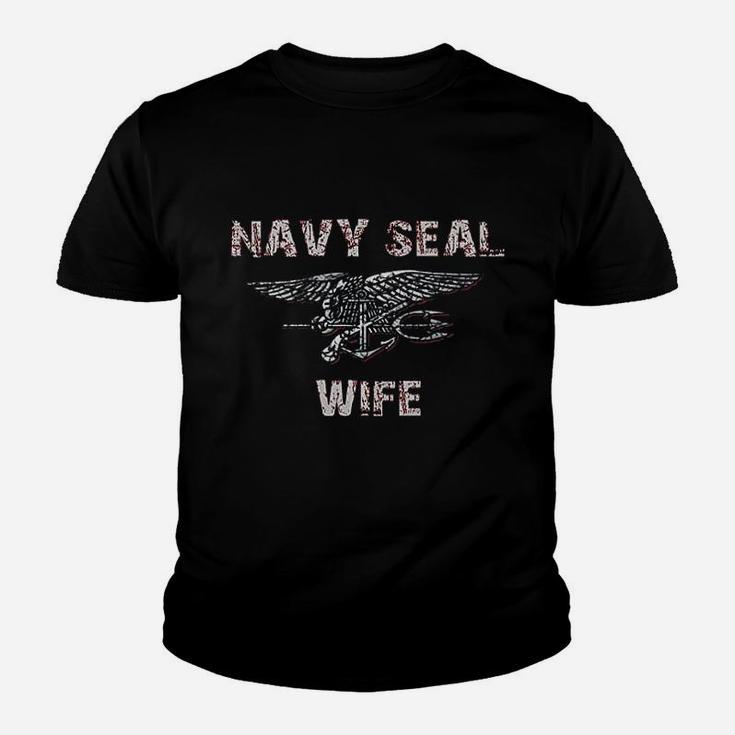 Us Navy Seal Wife Kid TShirt Seseable