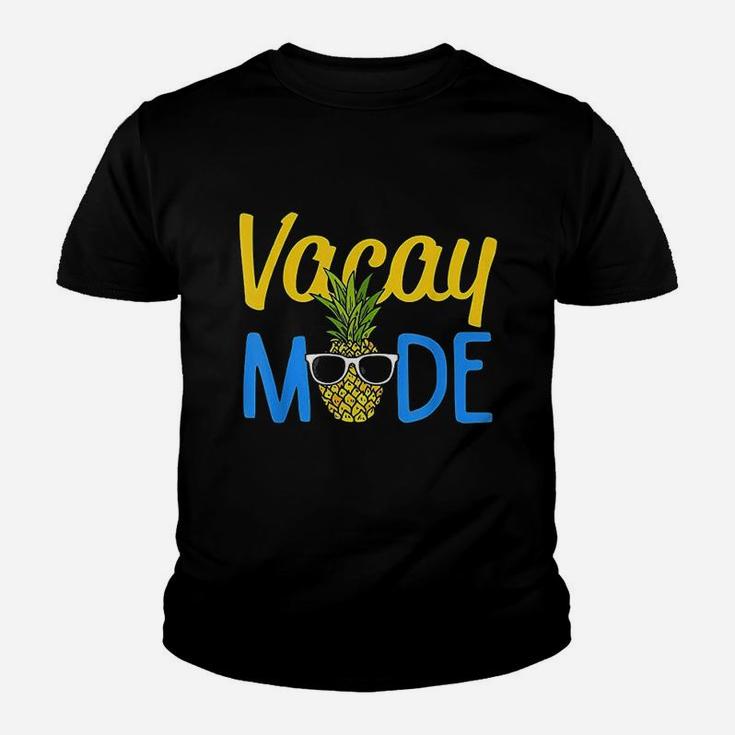 Vacay Mode Pineapple Funny Family Vacation Beach Kid T-Shirt