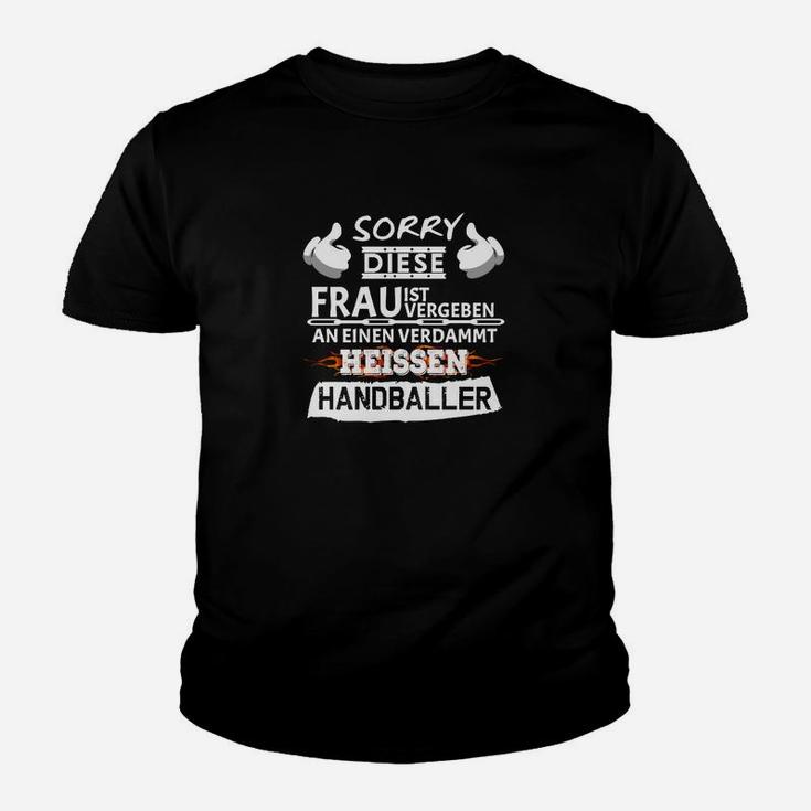 Verbiges Ein Handballer- Kinder T-Shirt