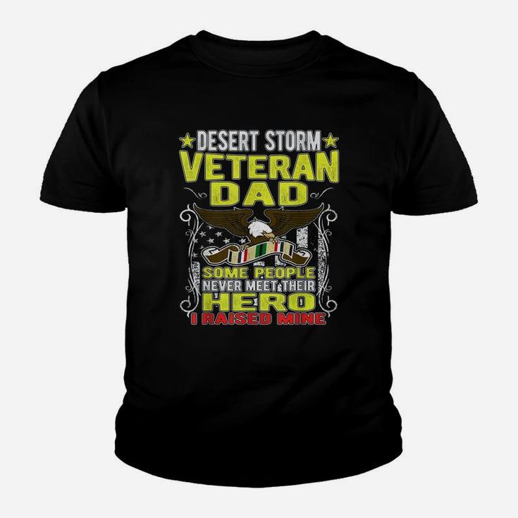 Veteran Dad Desert Storm Kid T-Shirt