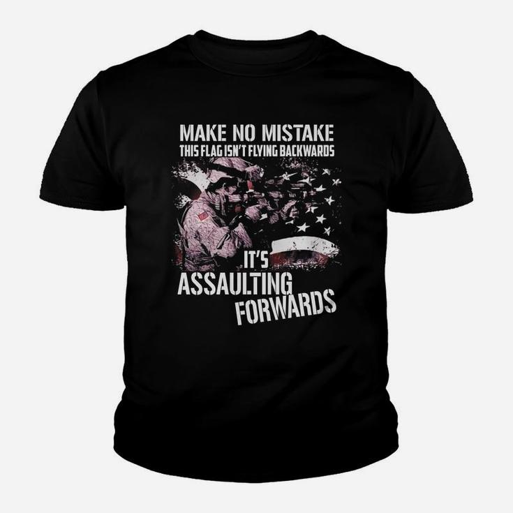 Veteran This Flag Is Assaulting Forwards - Soldier - Military - Army - Military Kid T-Shirt