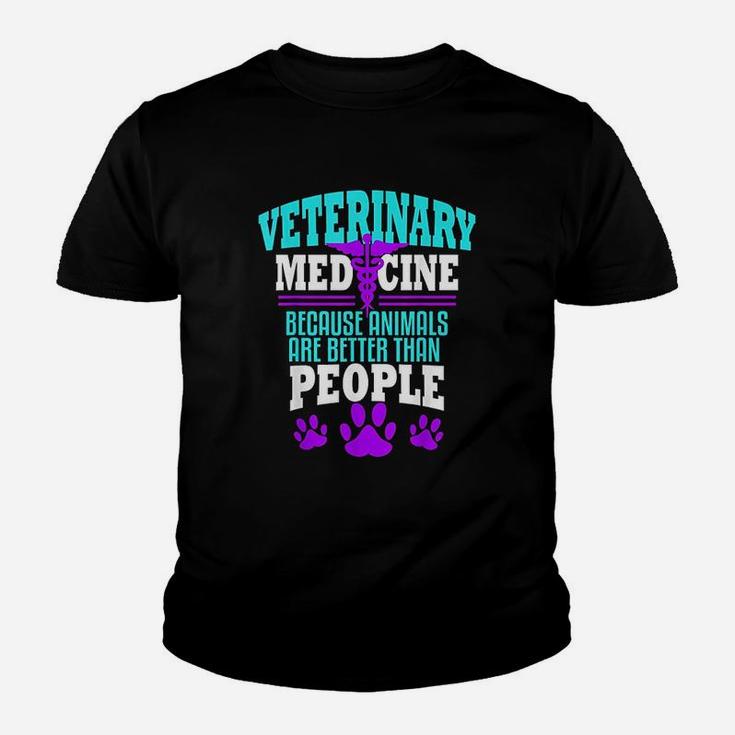 Veterinary Medicine Vet Tech Veterinarian Kid T-Shirt