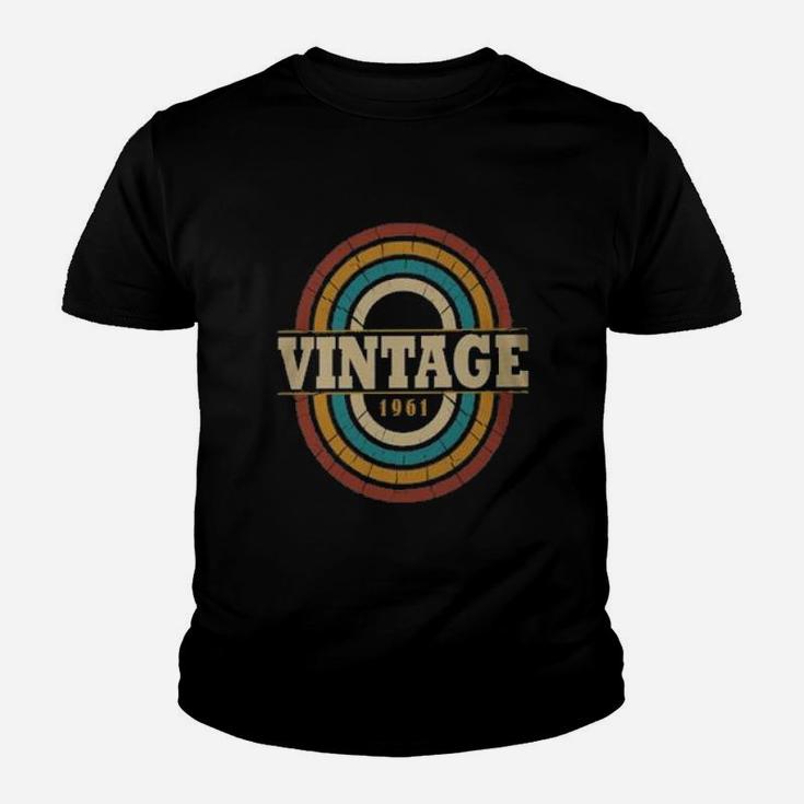 Vintage 1961 Rainbow 60th Birthday  Kid T-Shirt