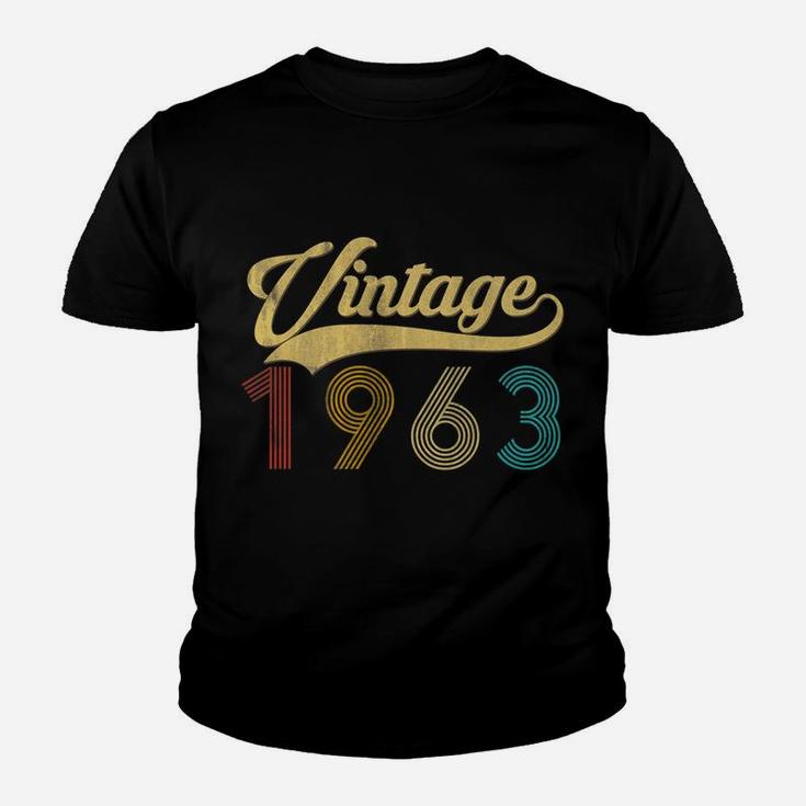 Vintage 1963 58th Birthday Gift For Men Women  Kid T-Shirt