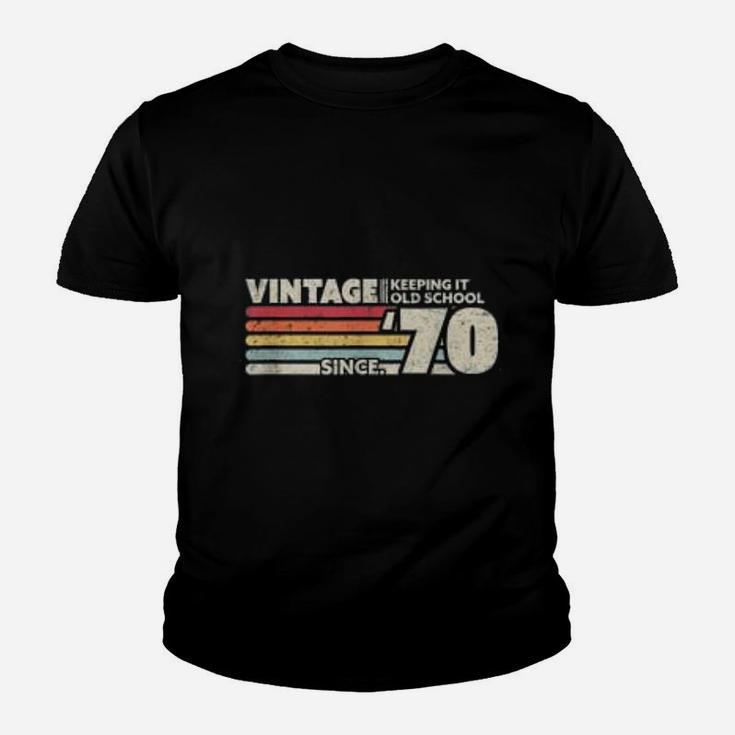 Vintage 1970 Keeping It Old School Kid T-Shirt