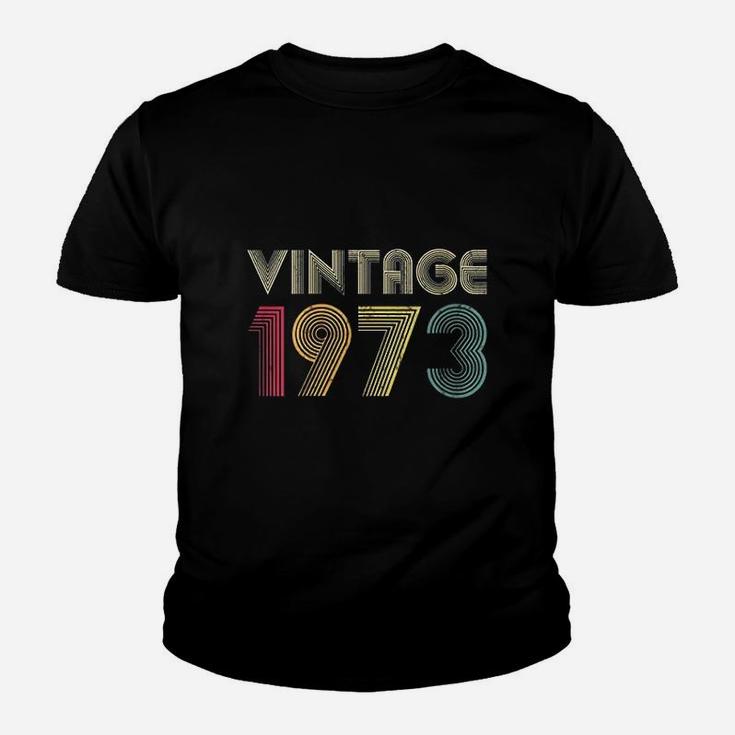 Vintage 1973 49th Birthday Gift Retro 49 Years Old Mom Dad  Kid T-Shirt