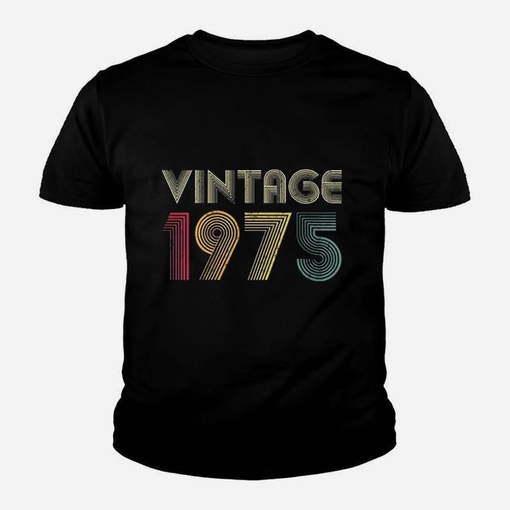 Vintage 1975 47th Birthday Gift Retro 47 Years Old Mom Dad Kid T-Shirt