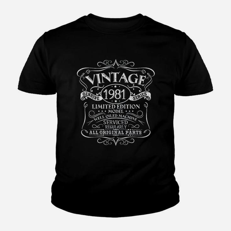 Vintage 1981 Birthday Gift Idea Kid T-Shirt