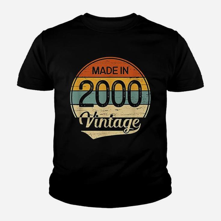 Vintage 2000 Made In 2000 22nd Birthday 22 Years Old Gift  Kid T-Shirt