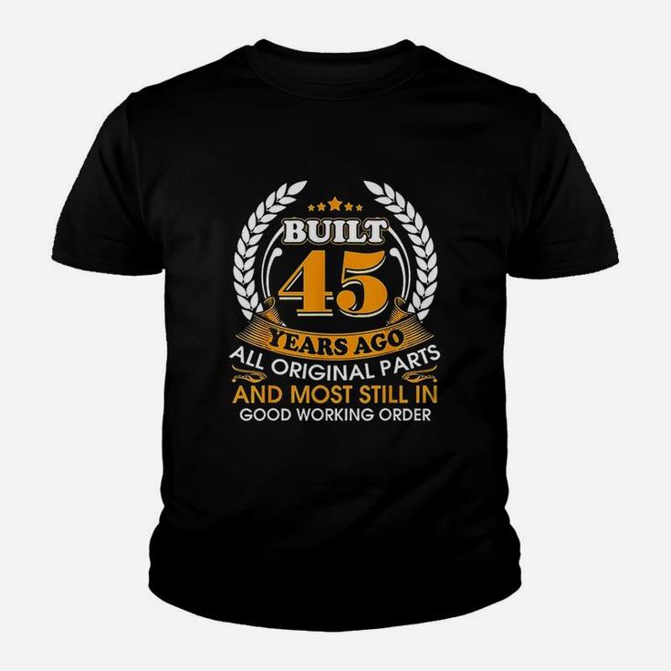 Vintage 45th Birthday Gifts 45 Years Old Kid T-Shirt