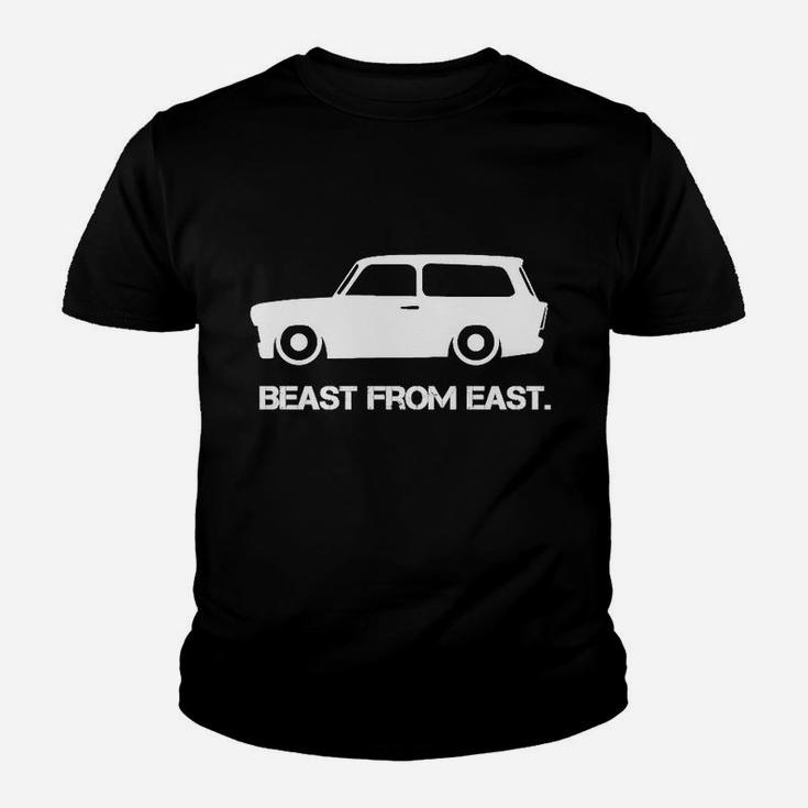 Vintage Auto Beast From East Grafik-Kinder Tshirt für Autofans