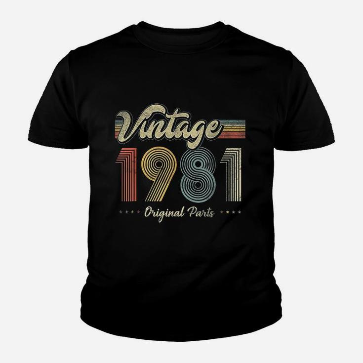 Vintage Birthday Original Part 1981 40th  Kid T-Shirt