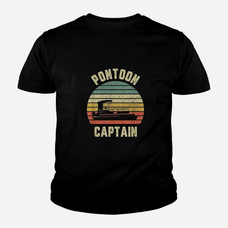 Vintage Captain Funny Boat Kid T-Shirt