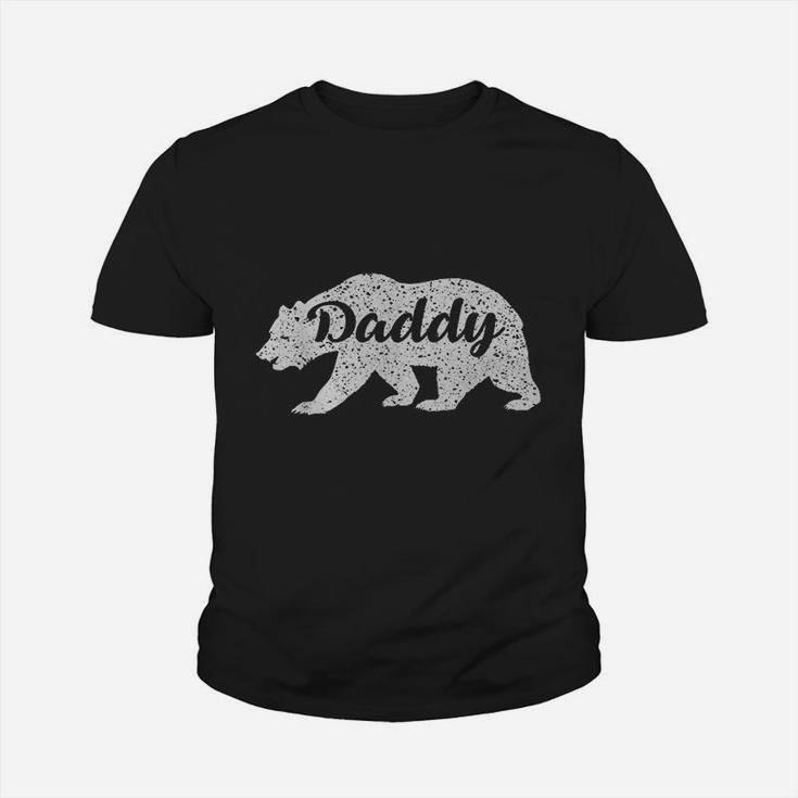 Vintage Daddy Bear Funny Dad Camping Kid T-Shirt
