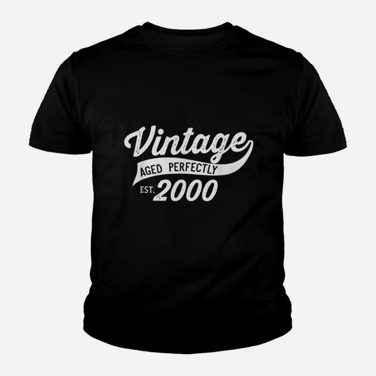 Vintage Est 2000 22nd Birthday Gift 22 Years Old Birthday  Kid T-Shirt