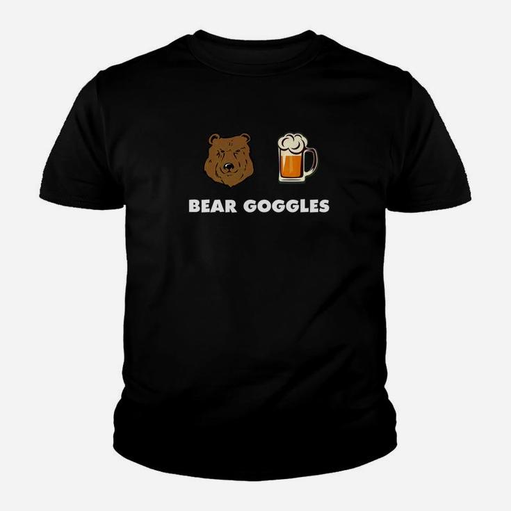 Vintage Graphic Bear Goggles Cute Art Kid T-Shirt