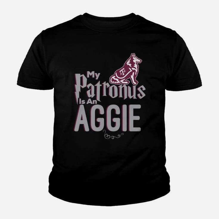 Vintage Graphic My Patronus Is An Aggie Kid T-Shirt