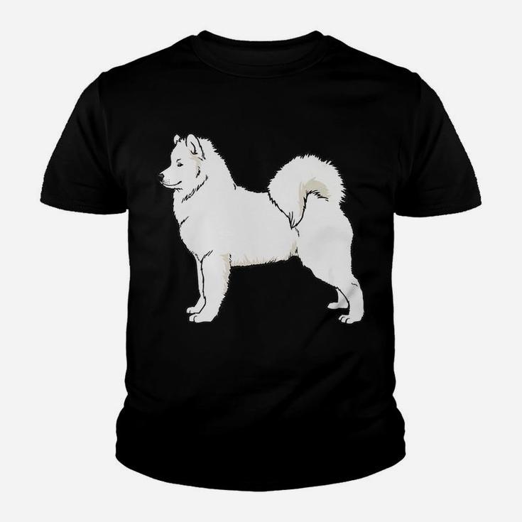 Vintage Graphic Samoyed Dog Art Kid T-Shirt