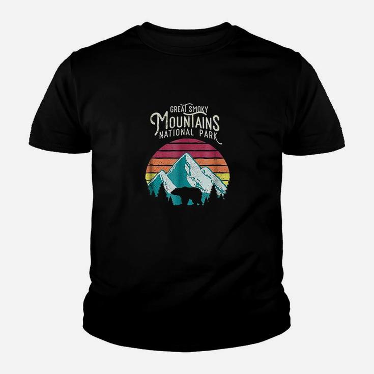 Vintage Great Smoky Mountains National Park Bear Kid T-Shirt