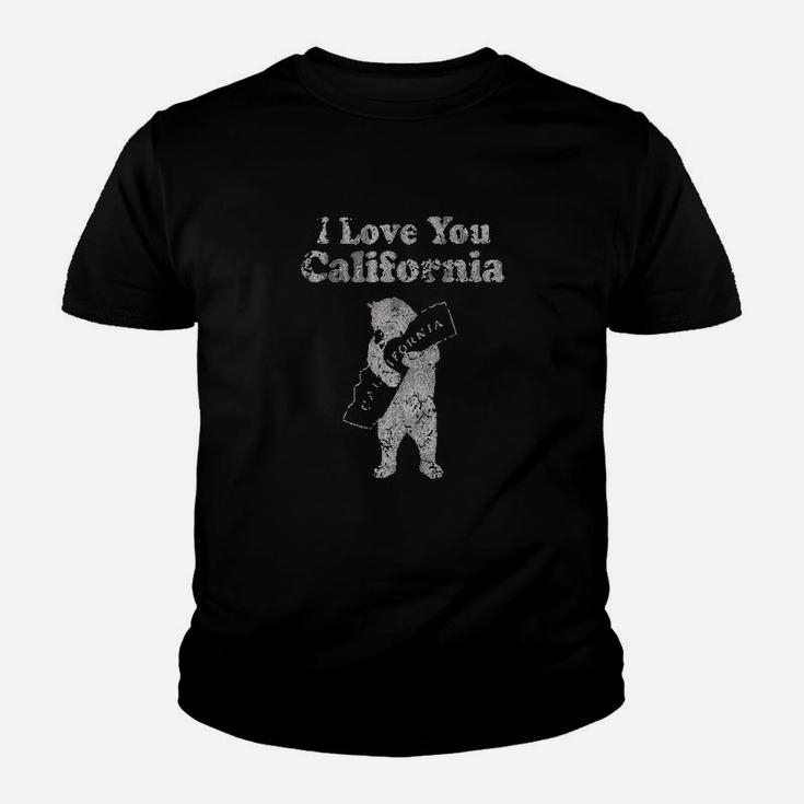 Vintage I Love You California Bear Home Love Kid T-Shirt