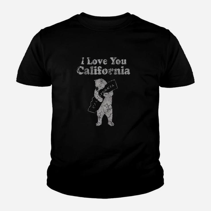 Vintage I Love You California Bear Kid T-Shirt
