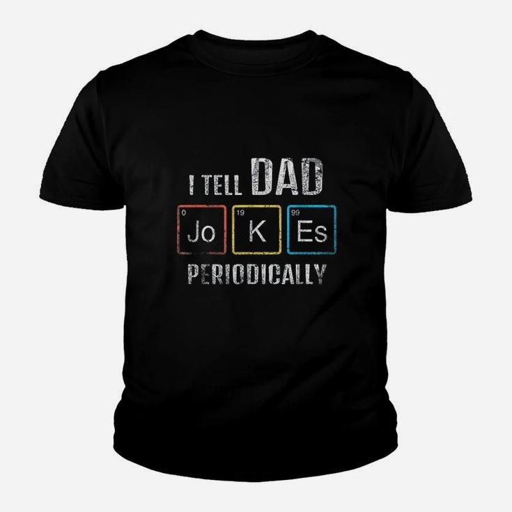 Vintage I Tell Dad Jokes Periodically Kid T-Shirt