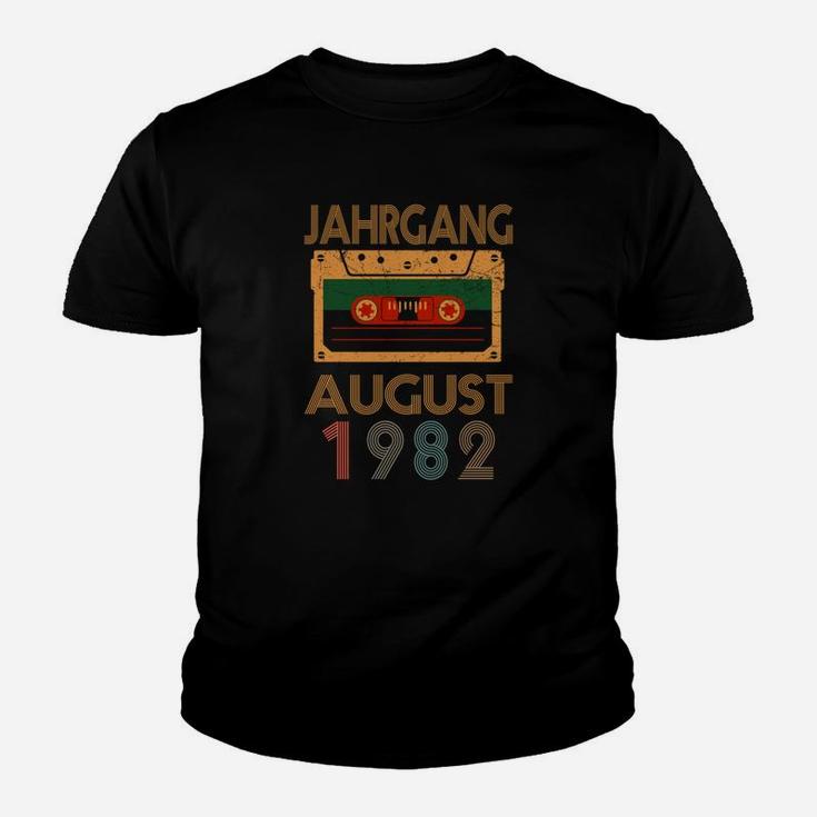 Vintage Kassette 1982 Kinder Tshirt, Retro Geburtstag Jahrgang August