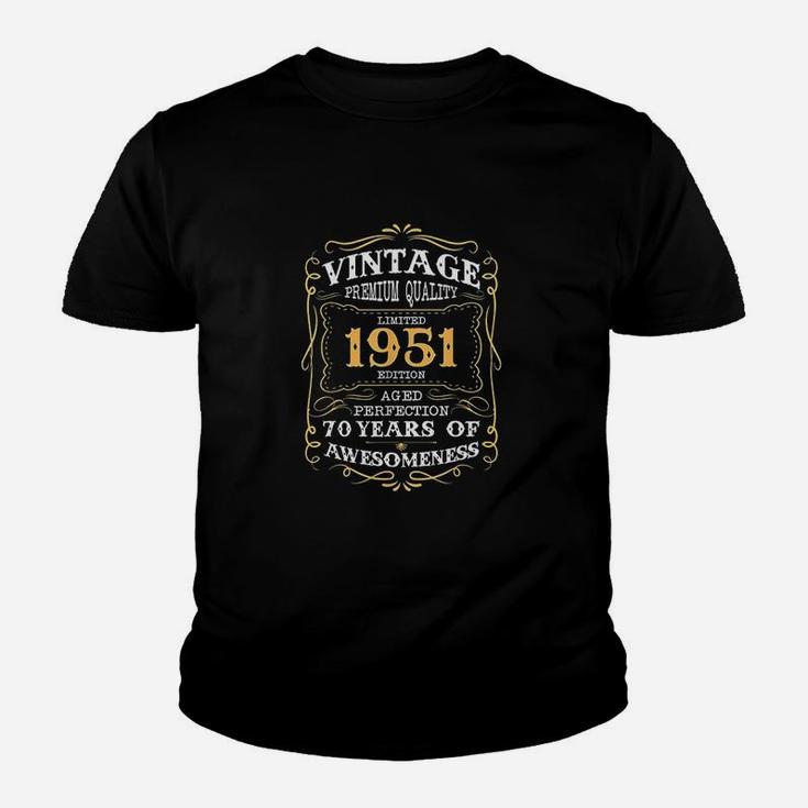 Vintage Legends Born In 1951 Kid T-Shirt