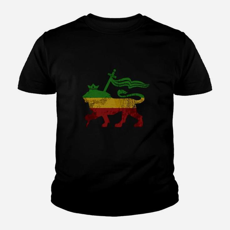 Vintage Lion Of Judah Rasta Reggae Jamaica Roots T Shirt Tee Kid T-Shirt