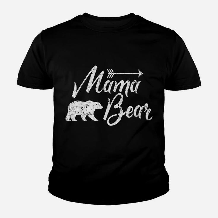 Vintage Mama Bear Cute Camping For Women Kid T-Shirt